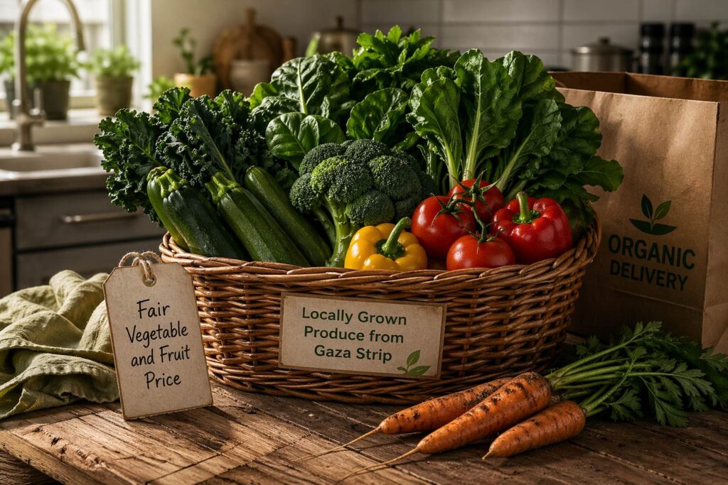 סל ירקות אורגני